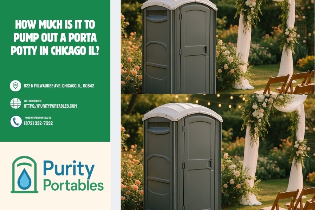 How Much Is It To Pump Out A Porta Potty in Chicago IL? 1 How Much Is It To Pump Out A Porta Potty in Chicago IL