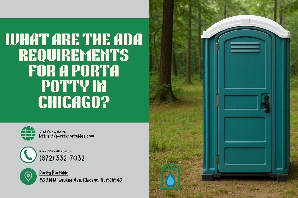 What Are The ADA Requirements For A Porta Potty in Chicago
